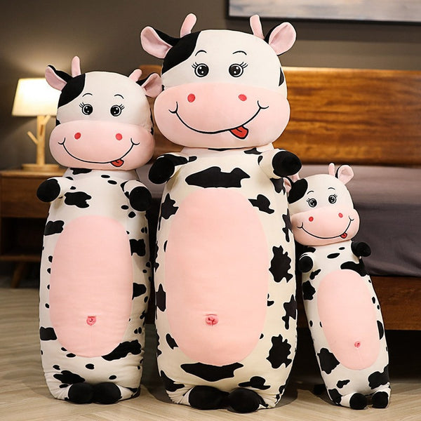 Adorável brinquedo de pelúcia de vaca, 49,8 cm/13,7 pol. Bichos de pelúcia  de vaca macia Brinquedos de pelúcia Almofada de abraçamento de vaca  presentes para meninas meninos : : Brinquedos e Jogos