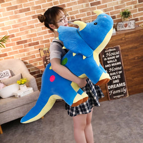 Grande Dinossauro Triceratops de Pelúcia - 50%OFF