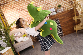 Grande Dinossauro Triceratops de Pelúcia - 50%OFF