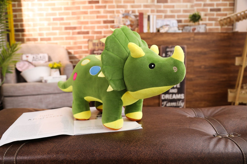 Grande Dinossauro Triceratops de Pelúcia - 50%OFF